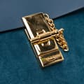 Miniatyrbild 7 av 10: Pre-owned Chloé Small Suede and Calfskin Drew Crossbody Blue