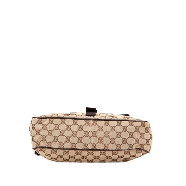 Pre-owned Gucci GG Canvas Crossbody Brown
