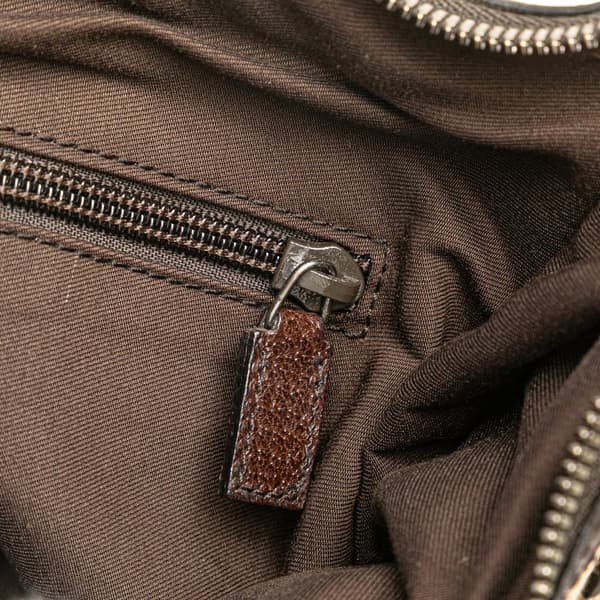 Pre-owned Gucci GG Canvas Crossbody Brown