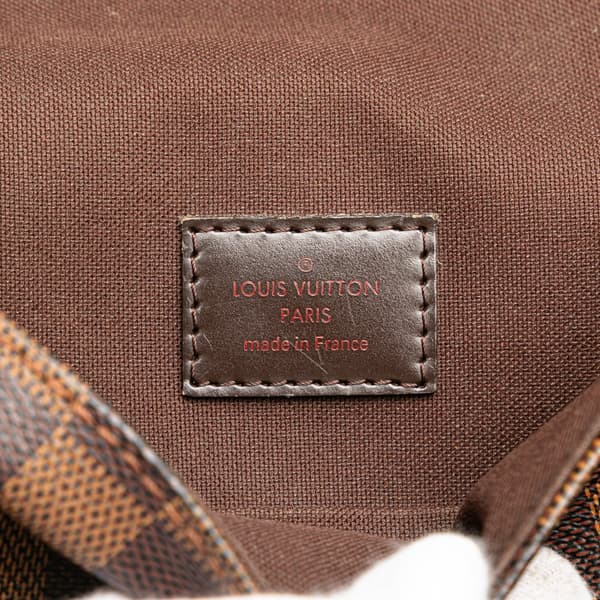 Pre-owned Louis Vuitton Damier Ebene Brooklyn PM Brown