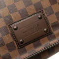 Miniatyrbild 8 av 10: Pre-owned Louis Vuitton Damier Ebene Brooklyn PM Brown