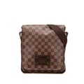 Miniatyrbild 1 av 10: Pre-owned Louis Vuitton Damier Ebene Brooklyn PM Brown