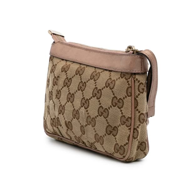 Pre-owned Gucci GG Canvas Lovely Crossbody Brown