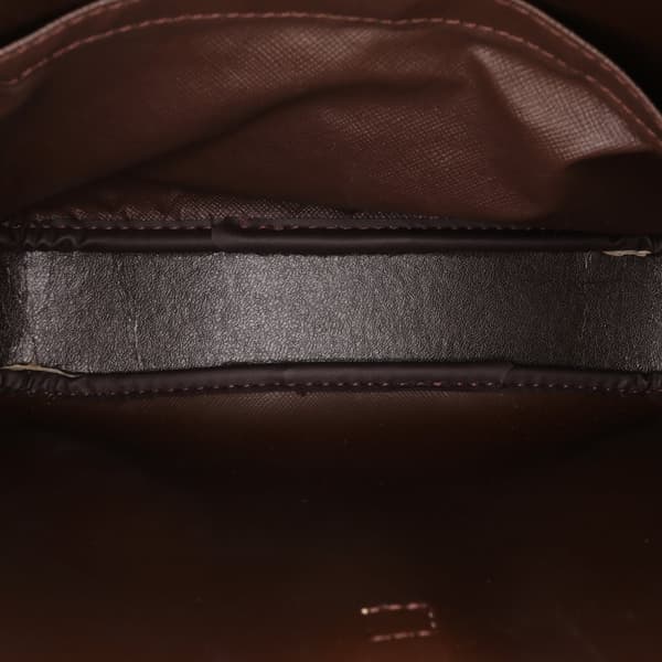 Pre-owned Burberry Vintage Check Canvas Crossbody Brown