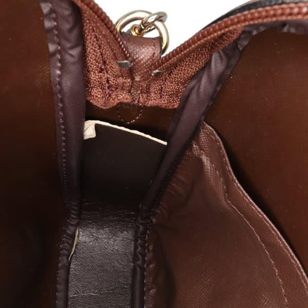 Pre-owned Burberry Vintage Check Canvas Crossbody Brown