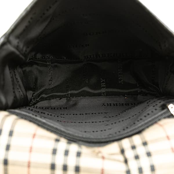 Pre-owned Burberry Nylon Crossbody Black