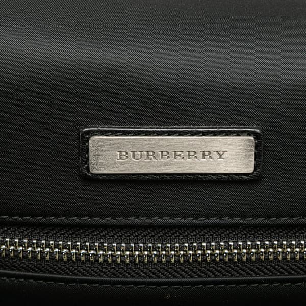 Pre-owned Burberry Nylon Crossbody Black