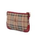 Miniatyrbillede 2 af 10: Pre-owned Burberry Haymarket Check Coated Canvas Peyton Crossbody Brown
