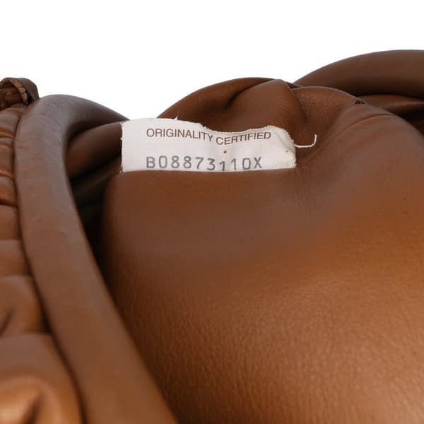 Pre-owned Bottega Veneta Lambskin The Mini Pouch Brown