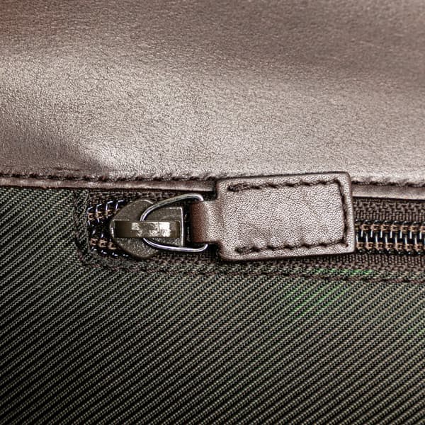 Pre-owned Gucci GG Canvas Business Bag Brown