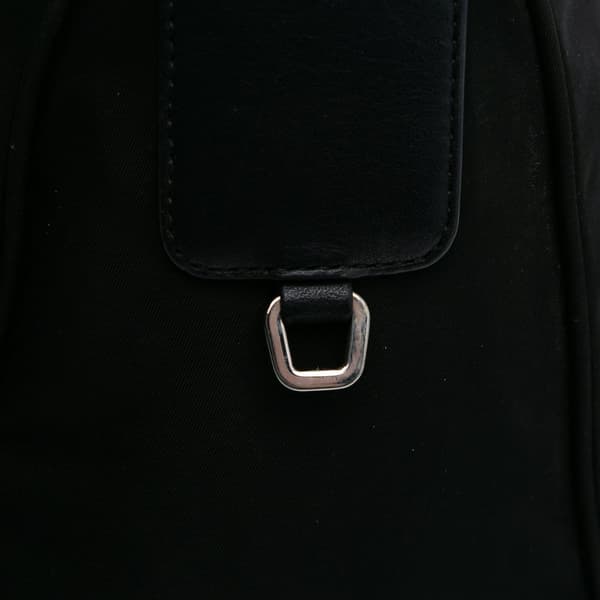 Pre-owned Prada Tessuto Zip Top Crossbody Black