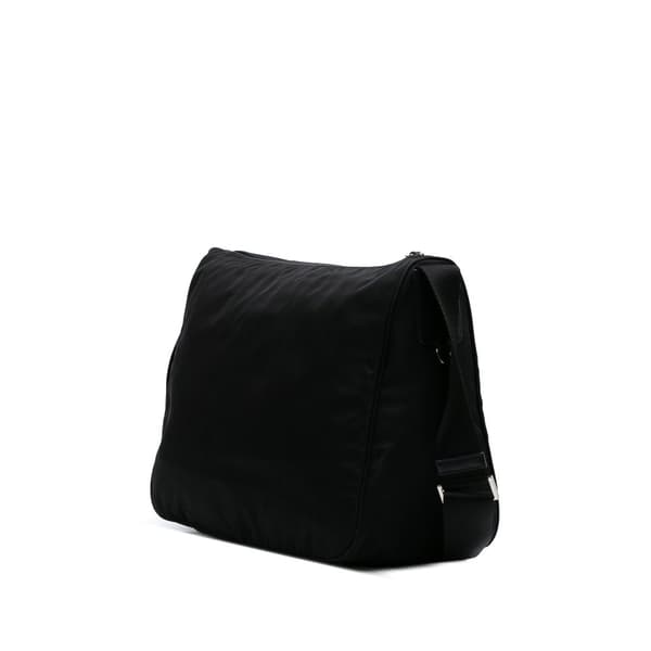 Pre-owned Prada Tessuto Zip Top Crossbody Black