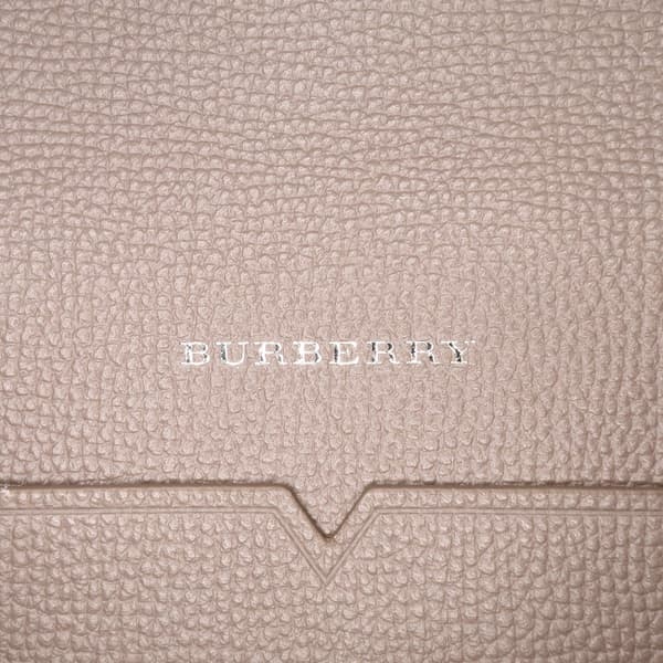 Pre-owned Burberry Small House Check Canvas Macken Crossbody Brown