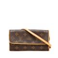 Pikkukuva 1 / 10: Pre-owned Louis Vuitton Monogram Pochette Twin PM Brown