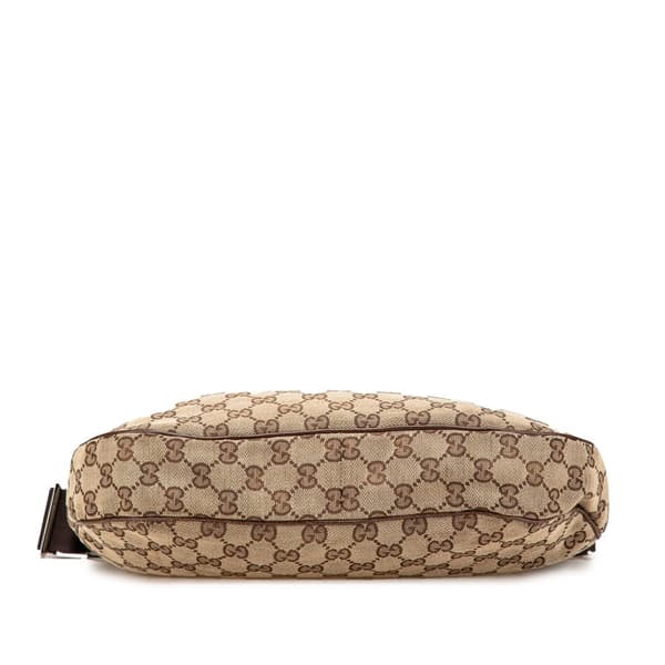 Pre-owned Gucci GG Canvas Crossbody Brown