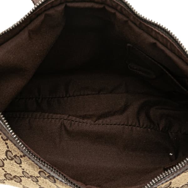 Pre-owned Gucci GG Canvas Crossbody Brown