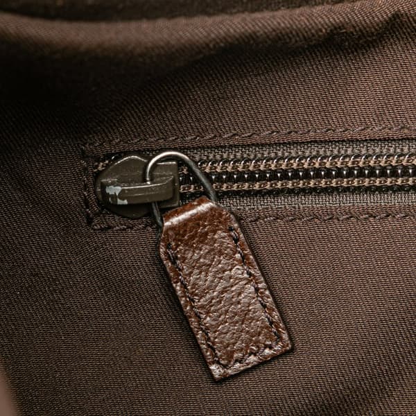 Pre-owned Gucci GG Canvas Crossbody Brown