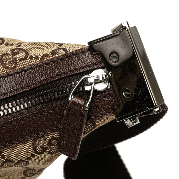 Pre-owned Gucci GG Canvas Crossbody Brown