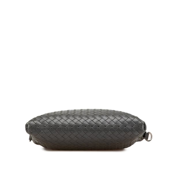 Pre-owned Bottega Veneta Nappa Intrecciato VN Crossbody Gray