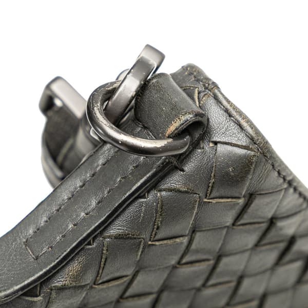 Pre-owned Bottega Veneta Nappa Intrecciato VN Crossbody Gray