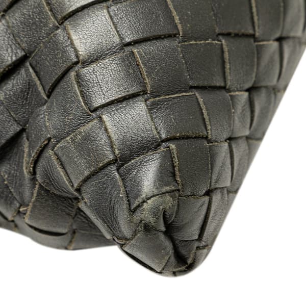 Pre-owned Bottega Veneta Nappa Intrecciato VN Crossbody Gray
