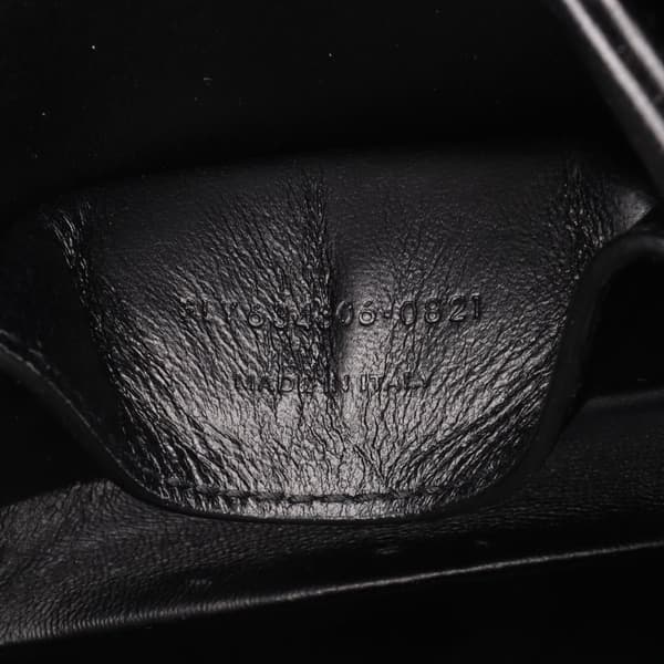 Pre-owned Saint Laurent Small Tweed Solferino Crossbody Black