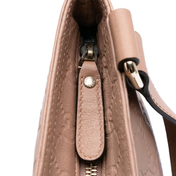 Pre-owned Gucci Guccissima Crossbody Brown