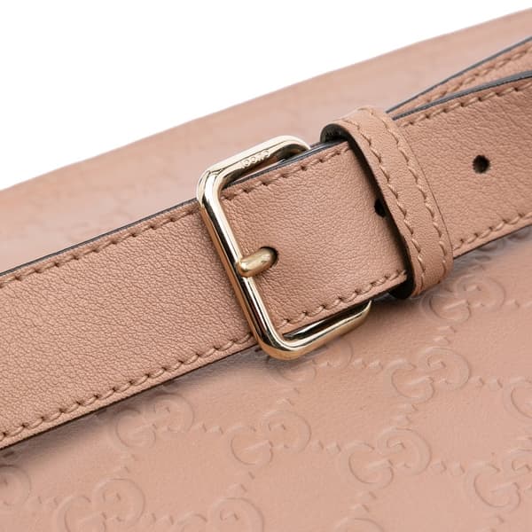 Pre-owned Gucci Guccissima Crossbody Brown