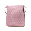 Miniatyrbild 2 av 10: Pre-owned Fendi Zucchino Canvas Crossbody Pink