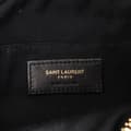 Miniatyrbild 5 av 10: Pre-owned Saint Laurent Chevron Suede Round Vinyle Crossbody Brown