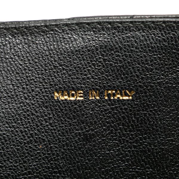 Pre-owned Chanel Quilted Lambskin Tassel Flap Black