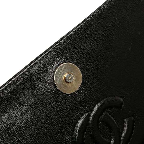 Pre-owned Chanel Quilted Lambskin Tassel Flap Black