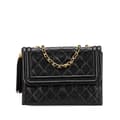 Pikkukuva 1 / 10: Pre-owned Chanel Quilted Lambskin Tassel Flap Black