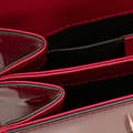 Miniatyrbillede 7 af 10: Pre-owned Gucci Small Polished Calfskin Interlocking G Dollar Crossbody Red