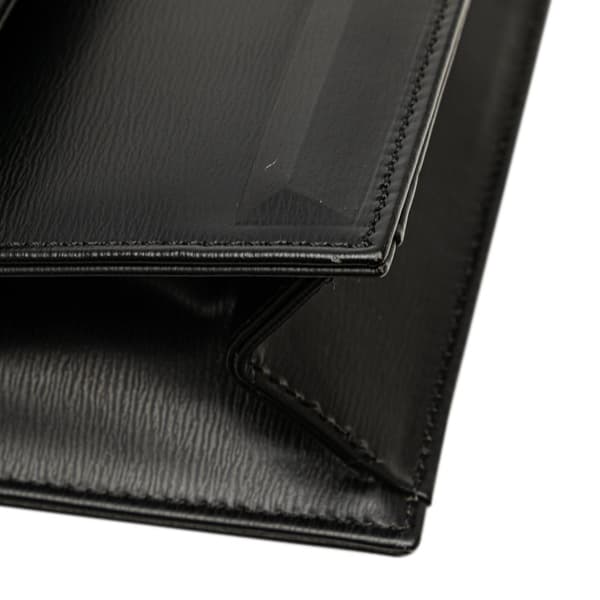 Pre-owned Dior Leather Chain Crossbody Black