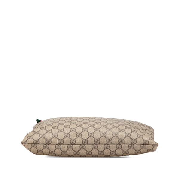 Pre-owned Gucci GG Supreme Web Crossbody Brown
