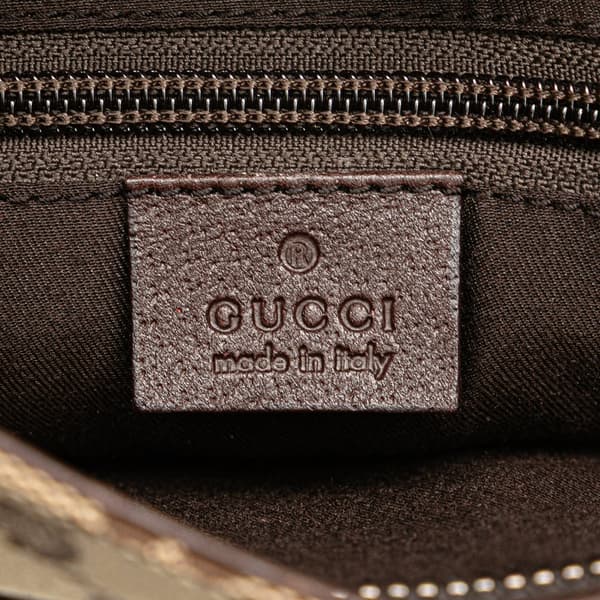 Pre-owned Gucci GG Canvas Crossbody Brown