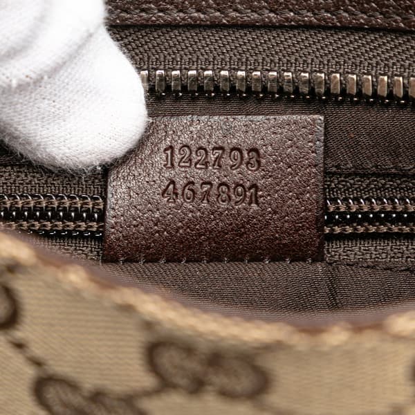 Pre-owned Gucci GG Canvas Crossbody Brown