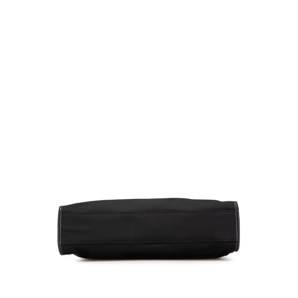 Pre-owned Gucci Web Nylon Business Bag Black