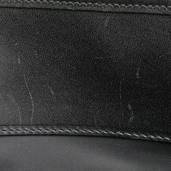 Pre-owned Gucci Web Nylon Business Bag Black