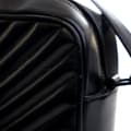 Miniatyrbilde 8 av 10: Pre-owned Saint Laurent Chevron Calfskin Monogram Monochrome Lou Camera Bag Black