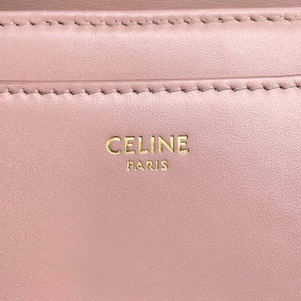 Pre-owned Celine Small Calfskin Besace 16 Crossbody Pink