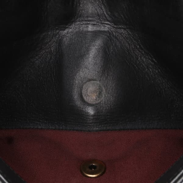 Pre-owned Chanel Quilted Lambskin Whipstitch Single Flap Black