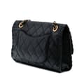 Miniatyrbild 2 av 10: Pre-owned Chanel Quilted Lambskin Whipstitch Single Flap Black