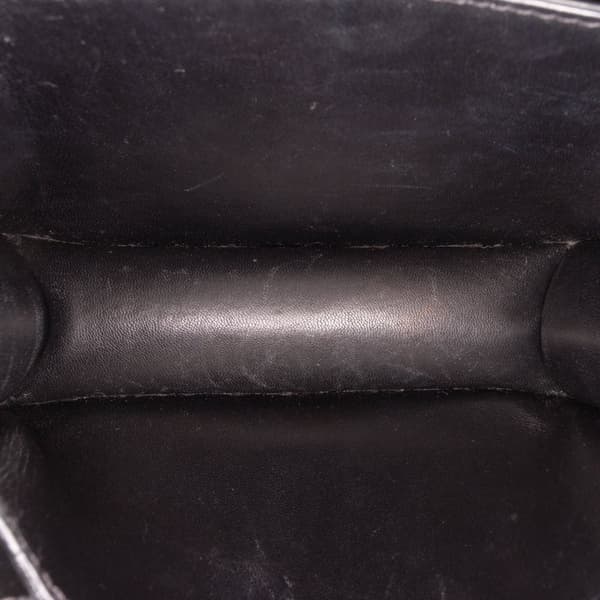 Pre-owned Celine Small Calfskin Classic Box Black