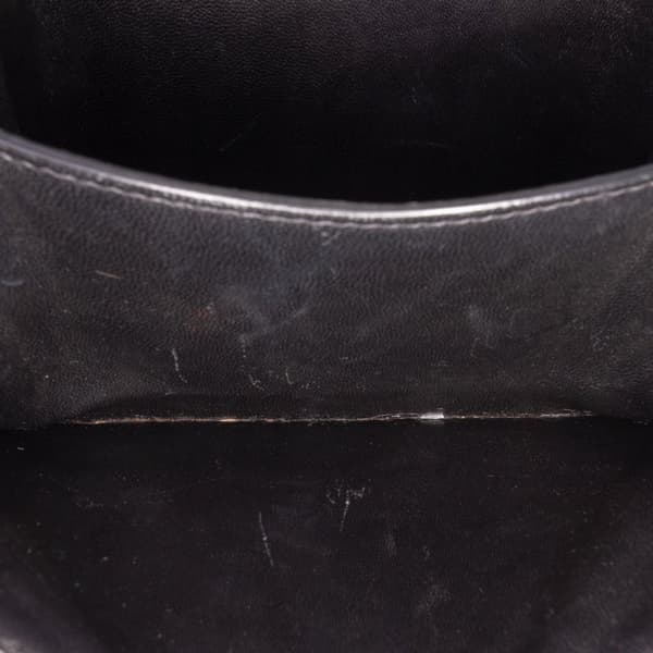 Pre-owned Celine Small Calfskin Classic Box Black