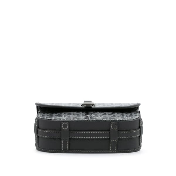 Pre-owned Goyard Goyardine Belvedere II PM Gray