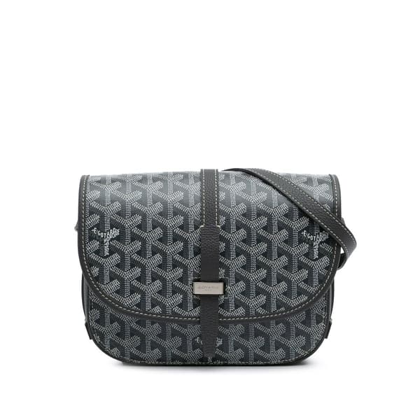 Pre-owned Goyard Goyardine Belvedere II PM Gray