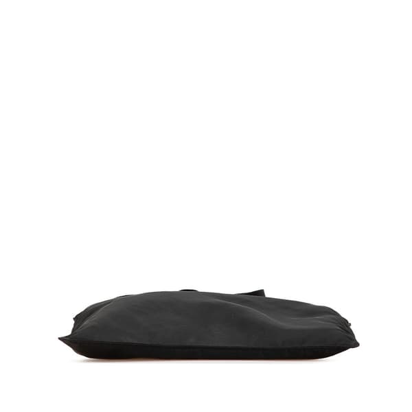 Pre-owned Prada Tessuto Zip Top Crossbody Black