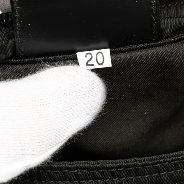 Pre-owned Prada Tessuto Zip Top Crossbody Black